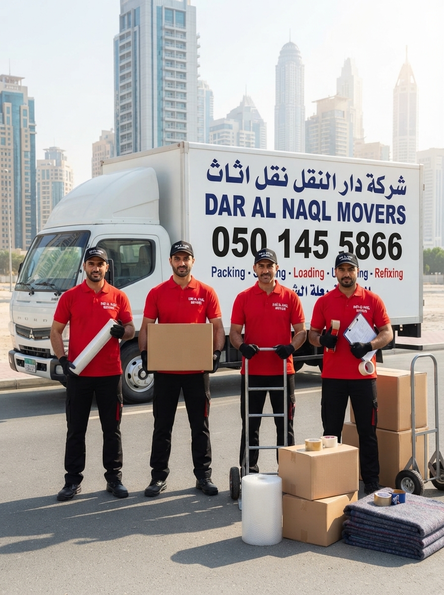 Dar Al Naql moving team at work