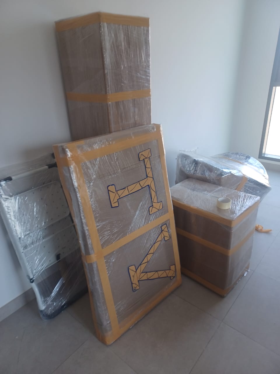 Luxury villa prepared for moving